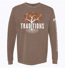Load image into Gallery viewer, Fall Traditions Comfort Colors Long Sleeve T