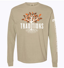 Load image into Gallery viewer, Fall Traditions Comfort Colors Long Sleeve T