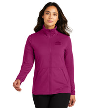 Load image into Gallery viewer, Ladies Stretch Fleece Full-Zip