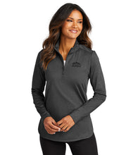 Load image into Gallery viewer, Ladies Double Knit 1/4 Zip