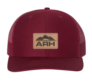 Richardson 112 Snapback Trucker Cap with Leather Patch