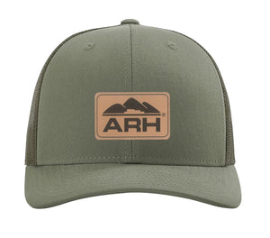 Richardson 112 Snapback Trucker Cap with Leather Patch