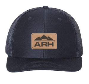 Richardson 112 Snapback Trucker Cap with Leather Patch
