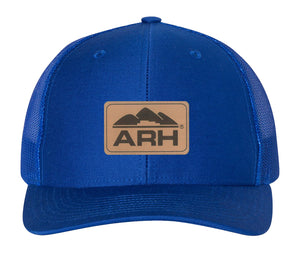Richardson 112 Snapback Trucker Cap with Leather Patch