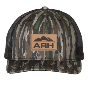 Richardson 112 Snapback Trucker Cap with Leather Patch
