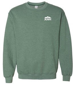 Crewneck Sweatshirt - New Heather Colors - Screen Printed Logo