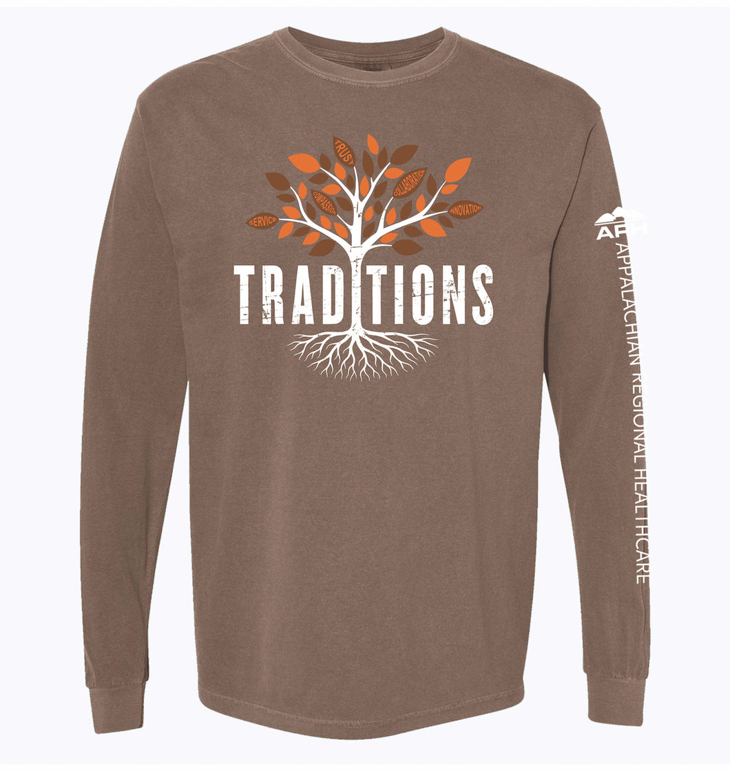Fall Traditions Comfort Colors Long Sleeve T