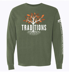 Fall Traditions Comfort Colors Long Sleeve T