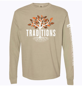 Fall Traditions Comfort Colors Long Sleeve T
