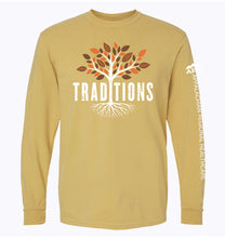 Load image into Gallery viewer, Fall Traditions Comfort Colors Long Sleeve T

