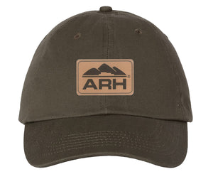 Bio-Washed Classic Dad Hat with Leather Patch