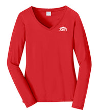 Load image into Gallery viewer, Ladies Favorite Long Sleeve V-Neck Tee - Fashion Colors
